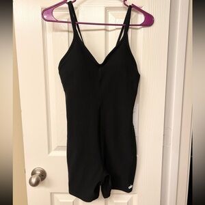 ALO yoga Alosoft Suns Out Onsie. NEW WITH TAGS, NEVER WORN. Black, size small.